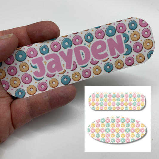 Personalized Donut Feeding Pump Decal