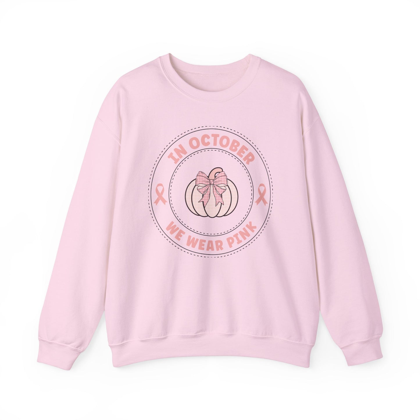 In October We Wear PInk Unisex Heavy Blend™ Crewneck Sweatshirt