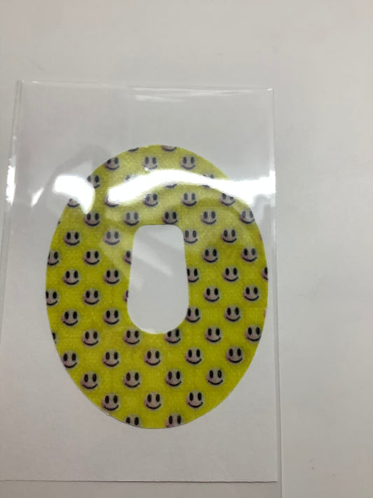 Clearance CGM Patch Dexcom G6 -Yellow Smiles