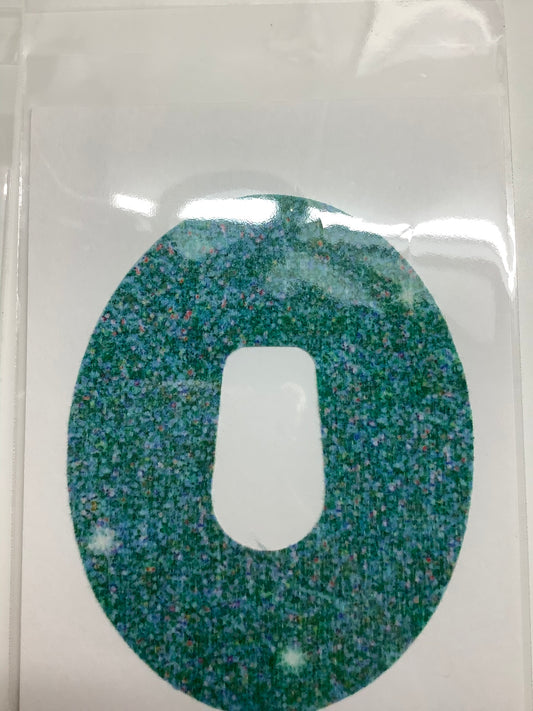 Clearance CGM Patch Dexcom G6- Glitter Effect Blue