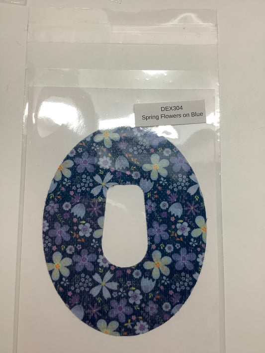 Clearance CGM Patch Dexcom G6- Spring Daisies on Blue