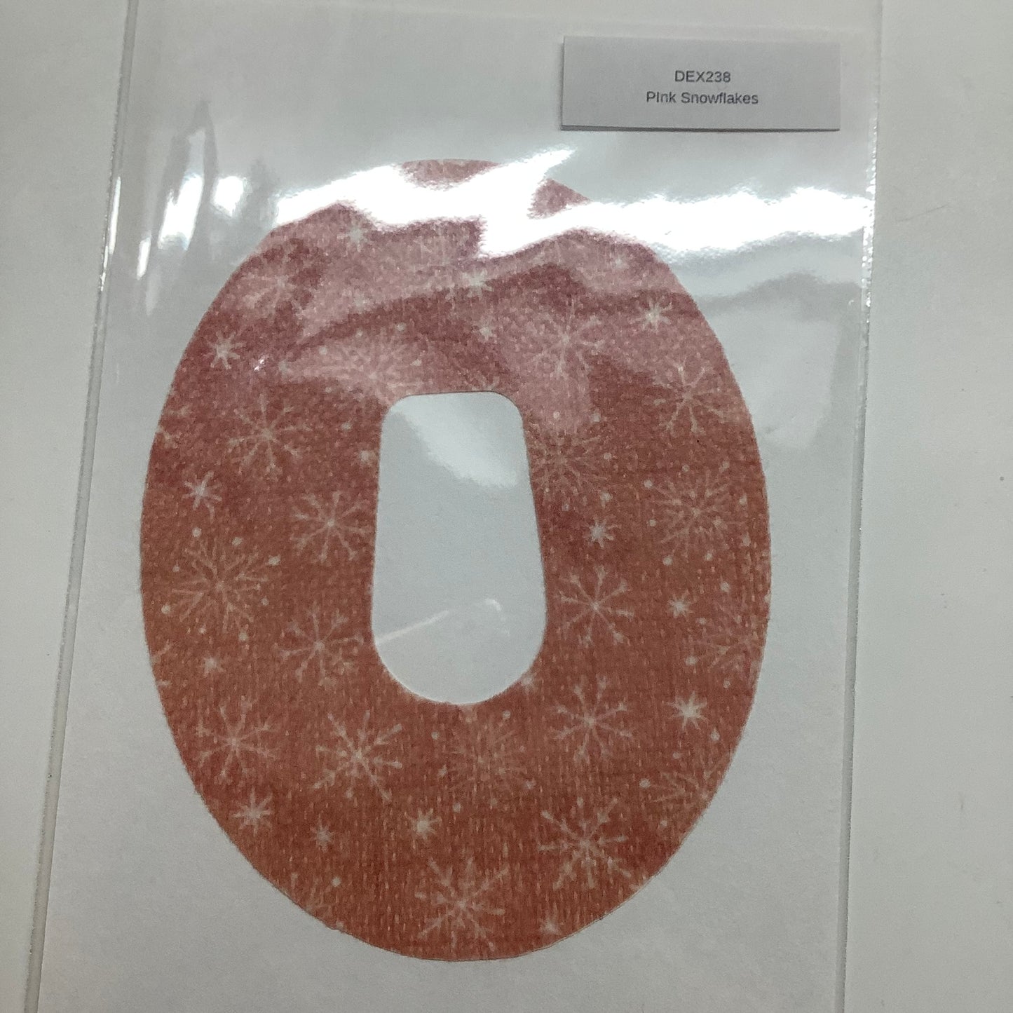 Clearance CGM Patch Dexcom G6- Pink Snowflakes