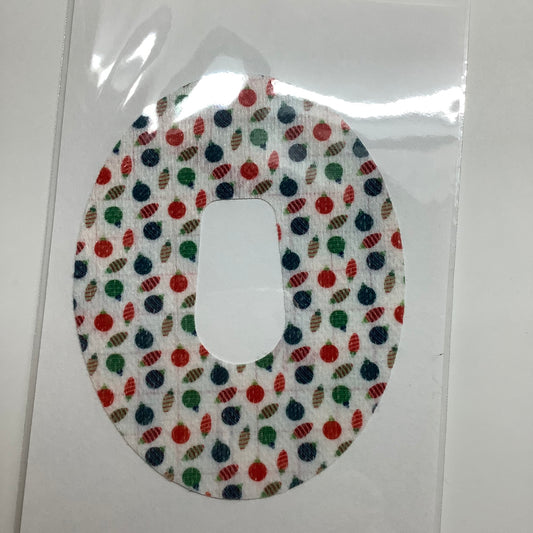 Clearance CGM Patch Dexcom G6- Red and Green Ornaments