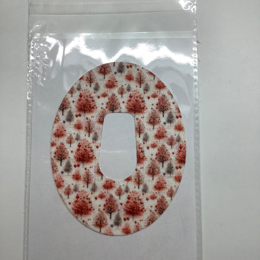 Clearance CGM Patch Dexcom G6- Pink Christmas Trees