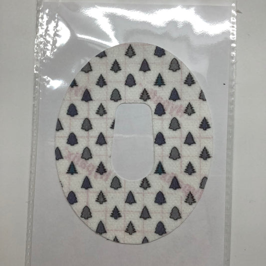 Clearance CGM Patch Dexcom G6- Blue Christmas Tree