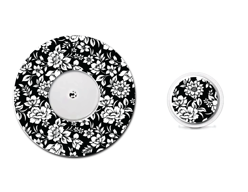 Black & White Flowers CGM Set