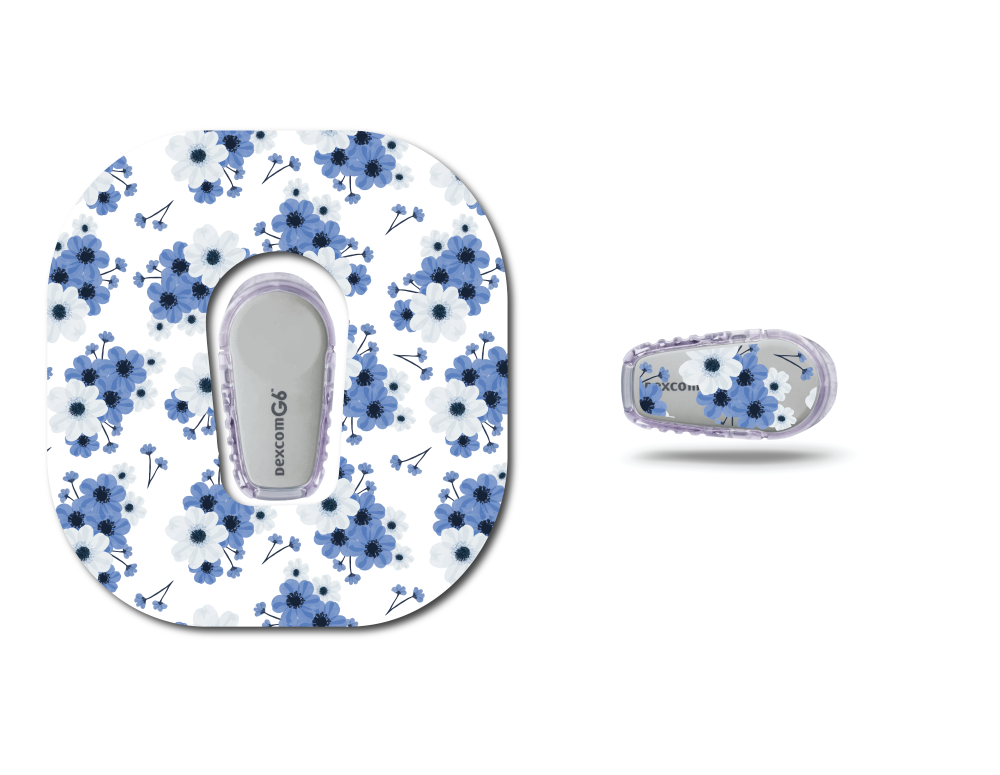 Blue Flowers CGM Set