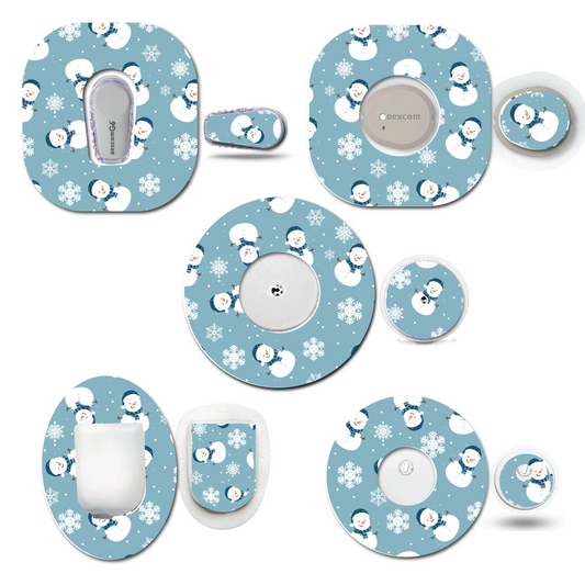 Blue Snowman Cgm Set