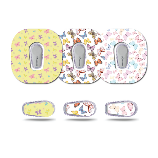 Butterfly Collection Bundle of 3 Dexcom G6  CGM