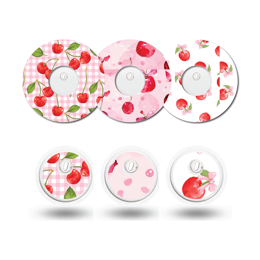 Cherry Coquette Collection Bundle of 3 Freestyle Libre 3 CGM