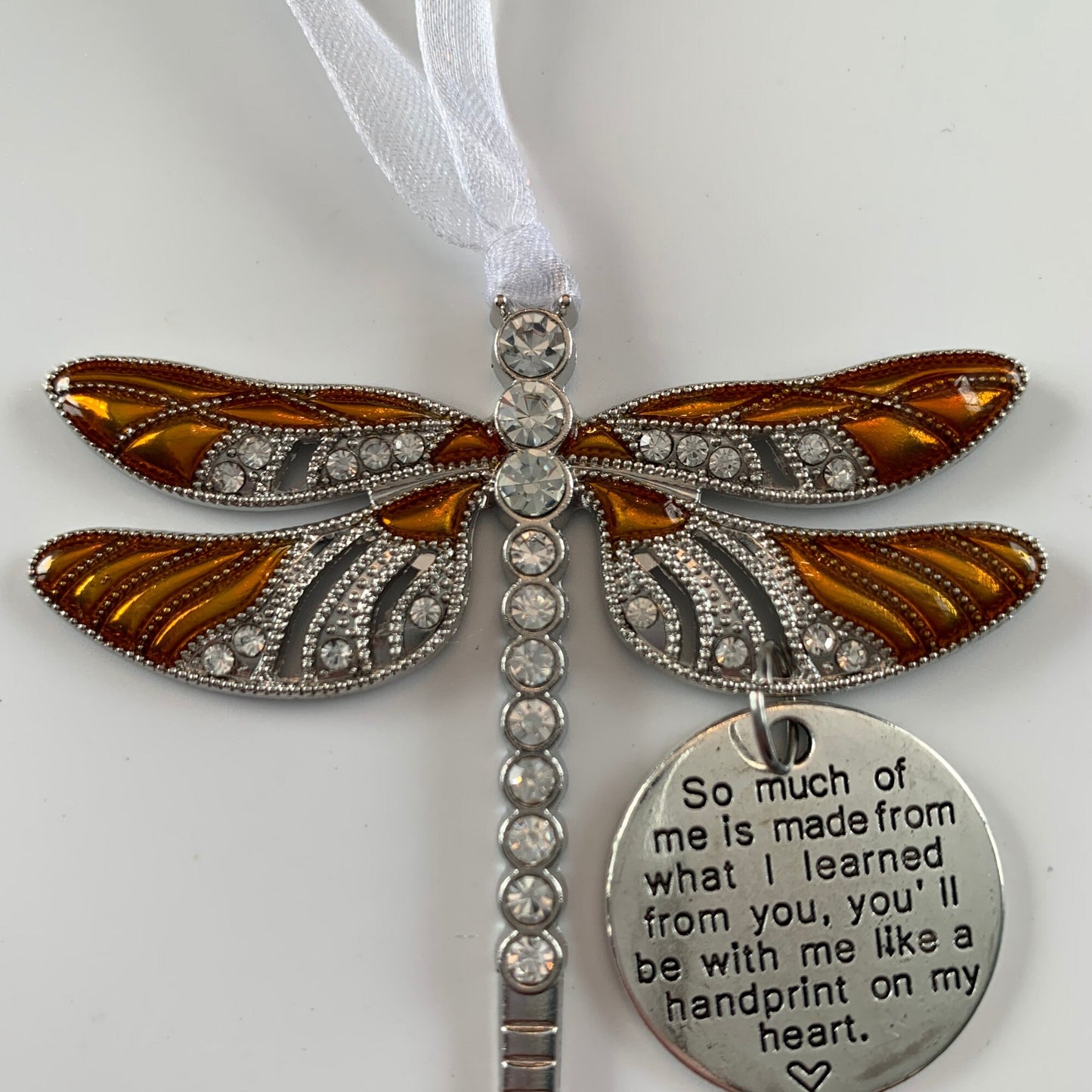 Copper Dragonfly Memorial Ornament