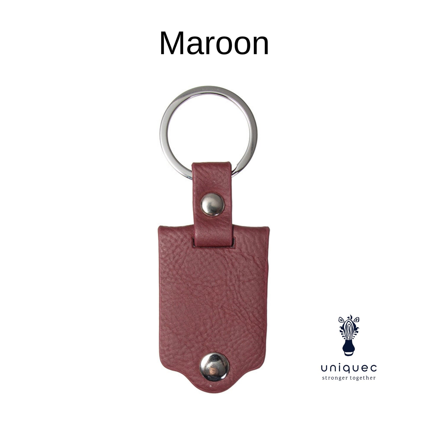 Custom Personalized PU leather keychain