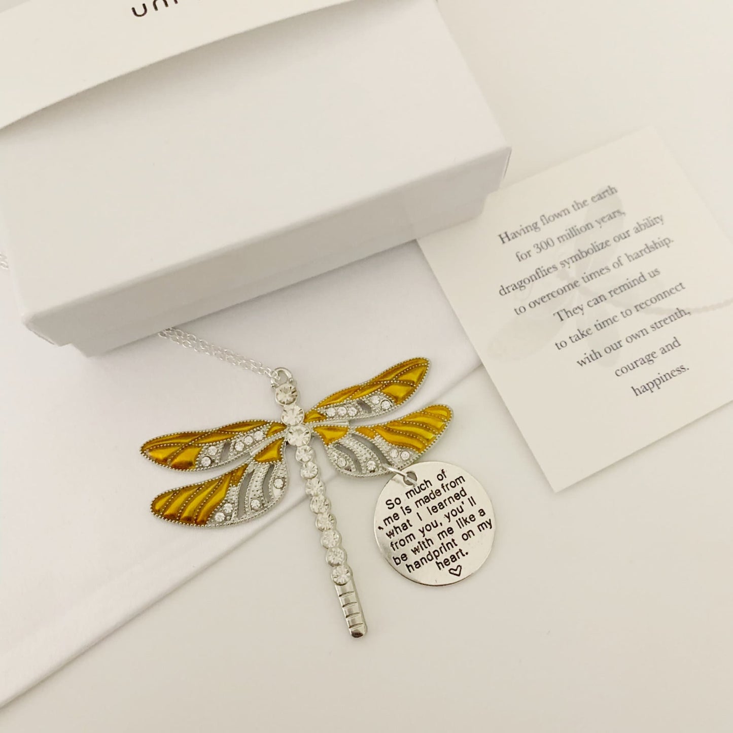 Gold Dragonfly Memorial Ornament