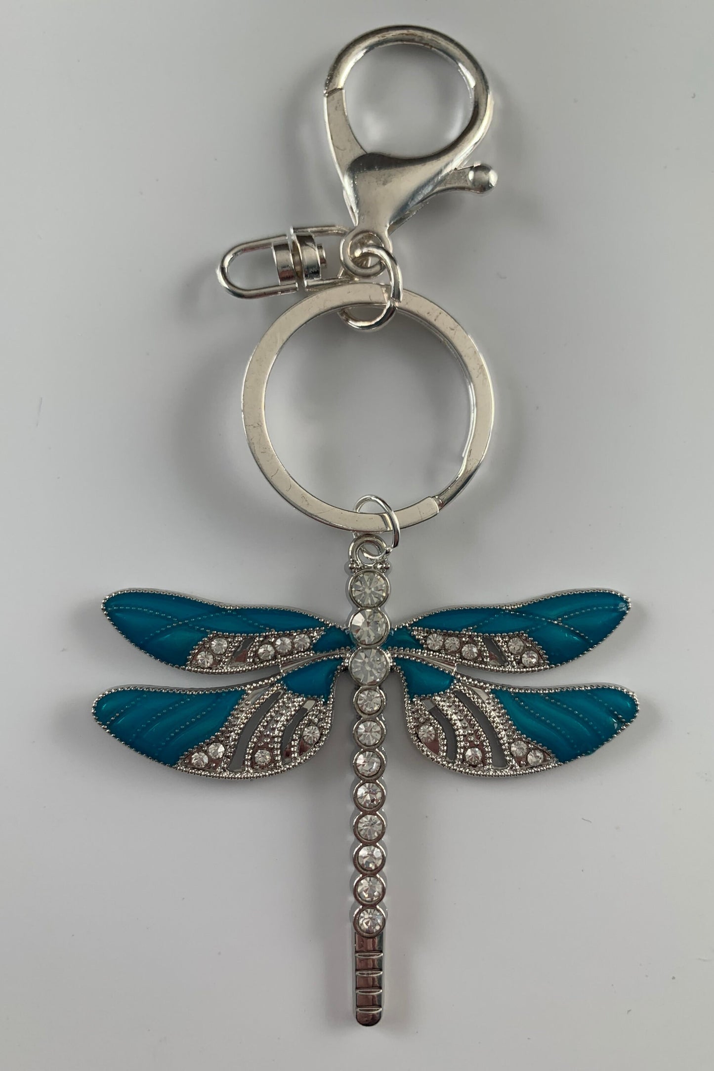 Teal Dragonfly Memorial Ornament