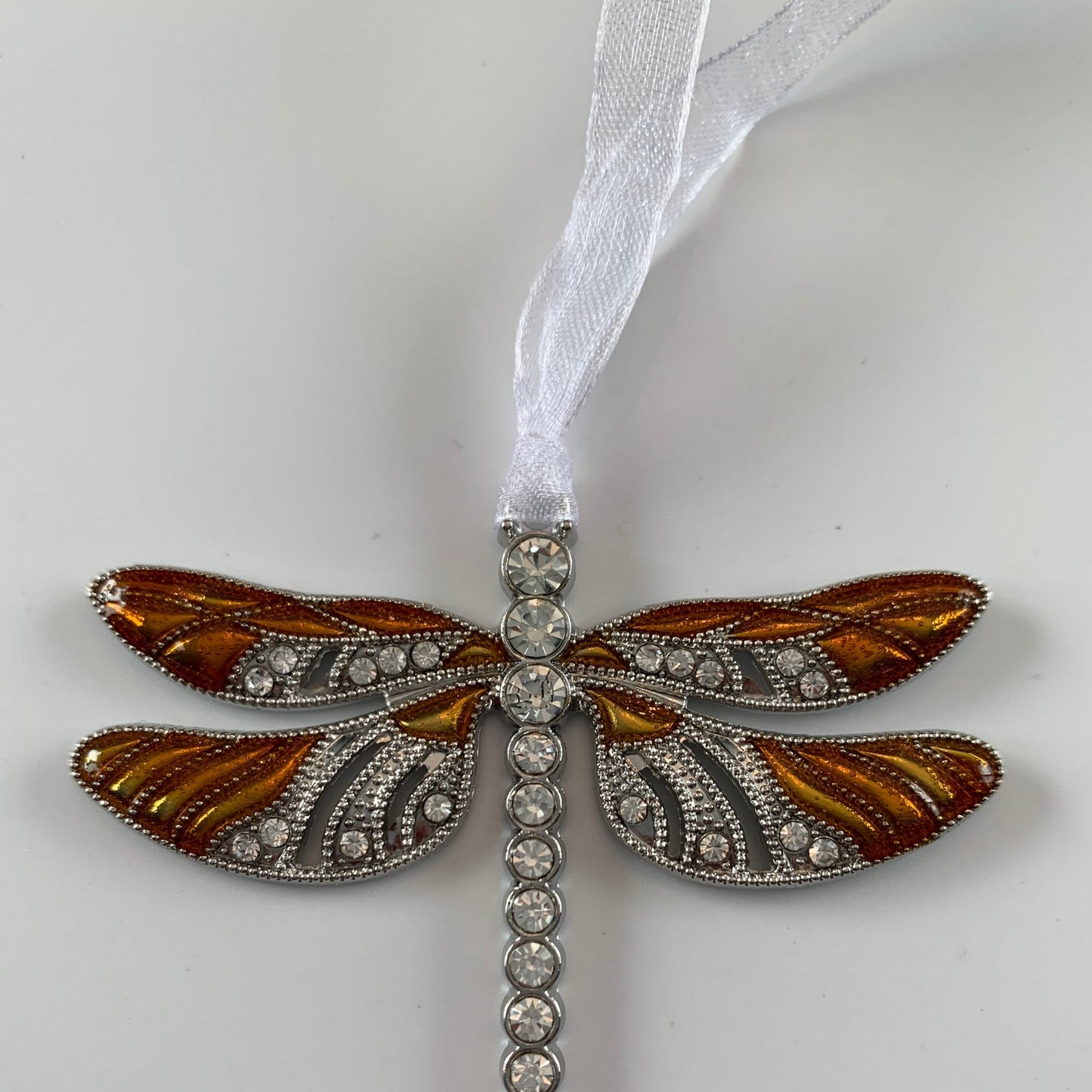 Copper Dragonfly Memorial Ornament