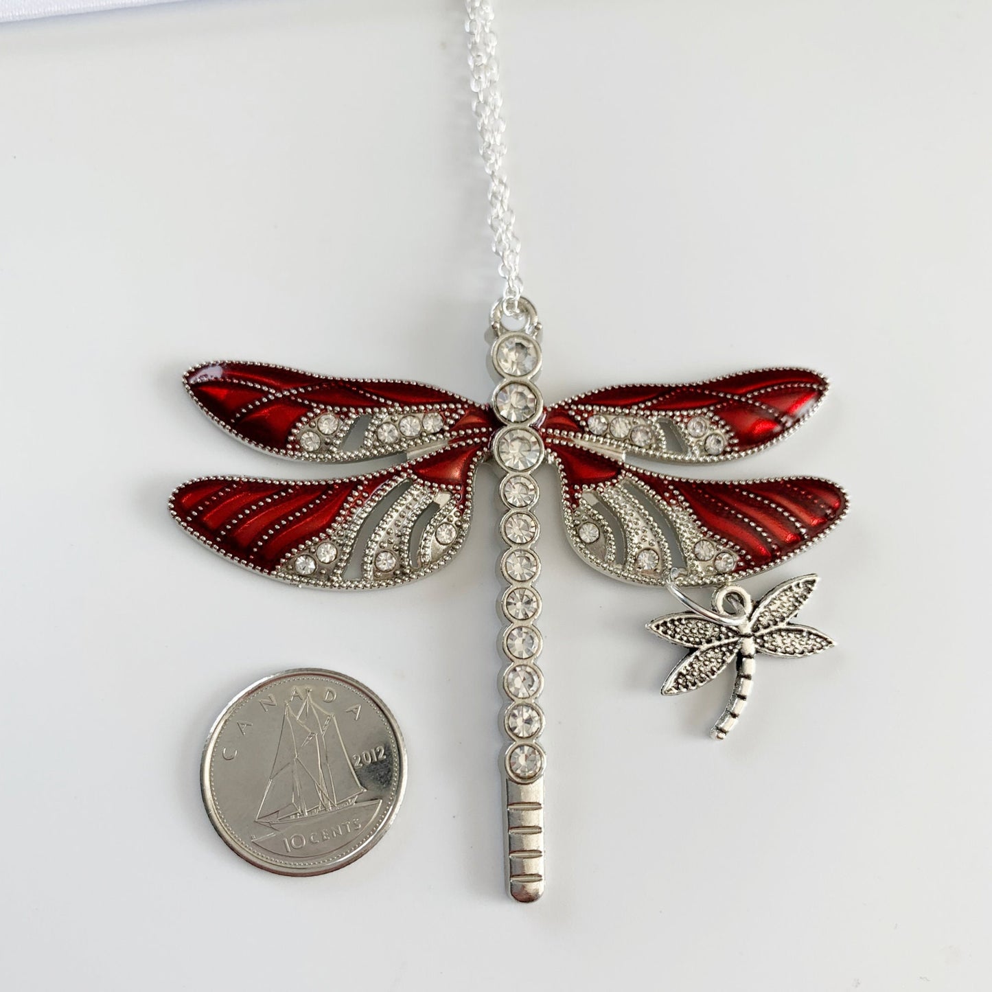 Red Dragonfly and Baby Ornament