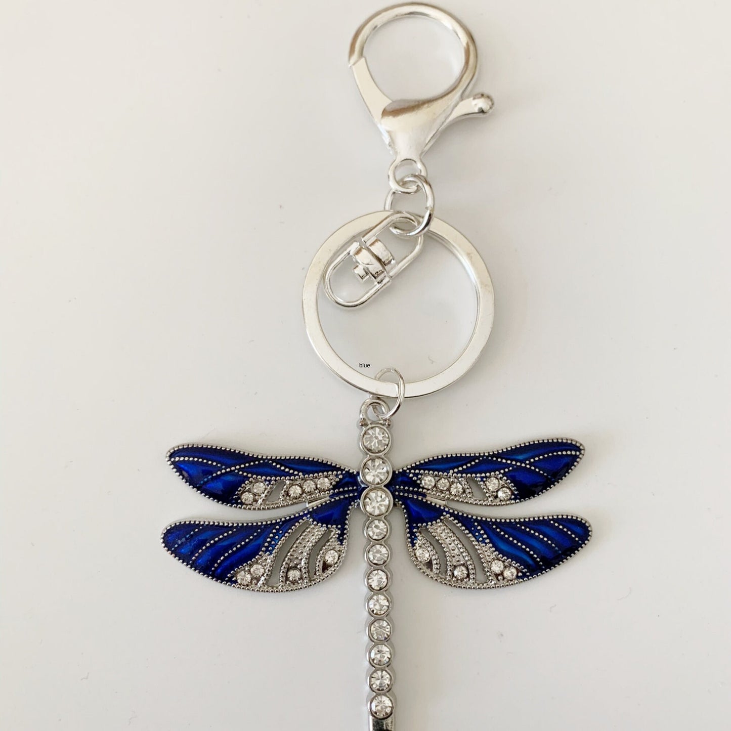 Blue  Dragonfly and Baby Keepsake Pendant, Mama and Baby Mother's Day Gift