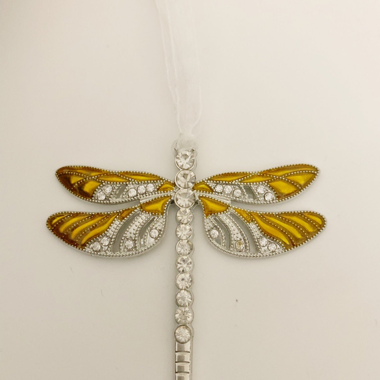 Gold Dragonfly and Baby Keepsake Pendant