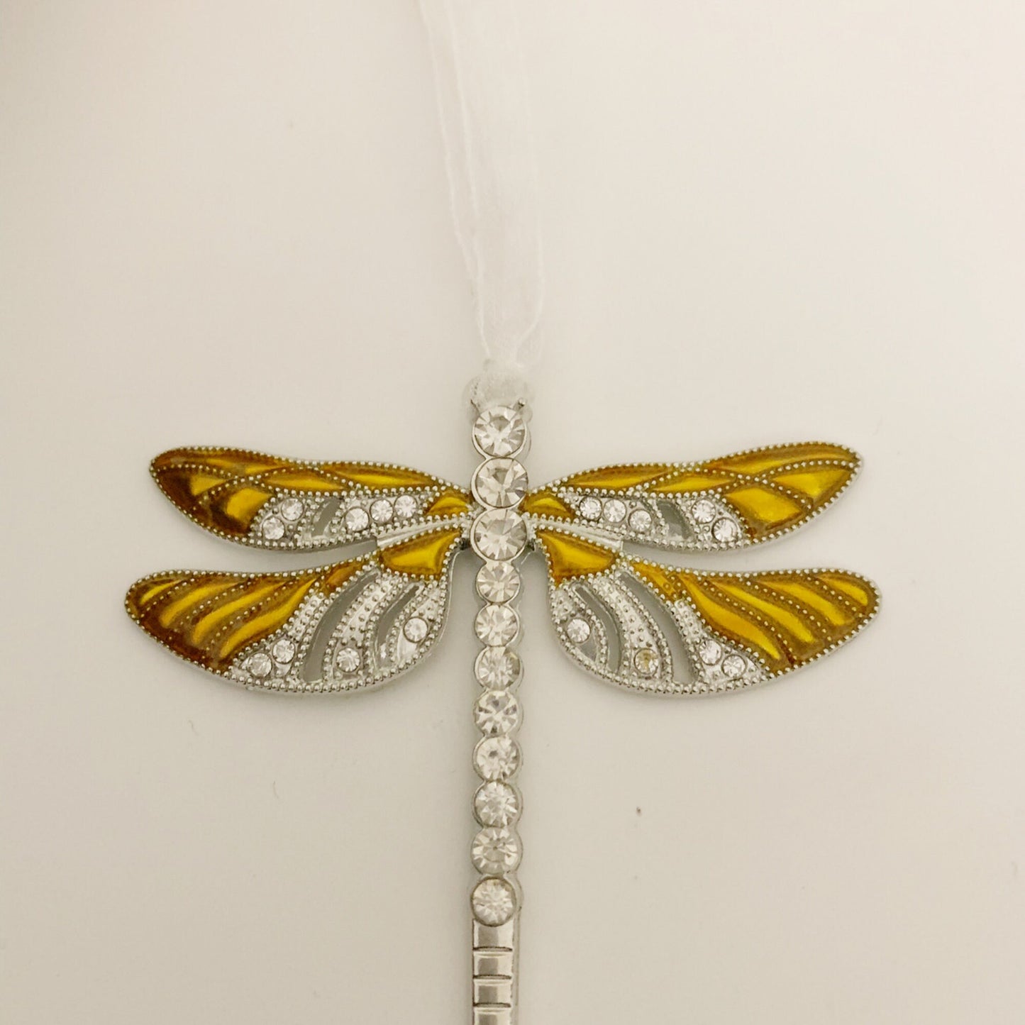 Gold Dragonfly Memorial Ornament