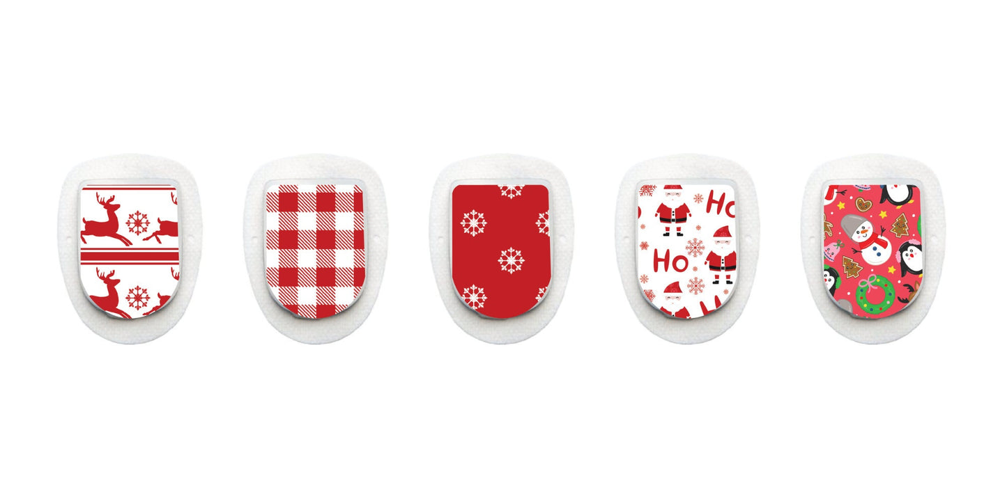 Christmas Items CGM stickers for Freestyle LIbre, Dexcom, Omnipod Continuous Glucose Monitor patches and stickers