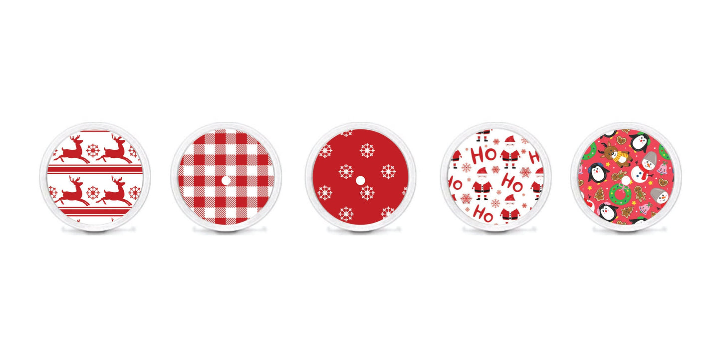 Christmas Items CGM stickers for Freestyle LIbre, Dexcom, Omnipod Continuous Glucose Monitor patches and stickers