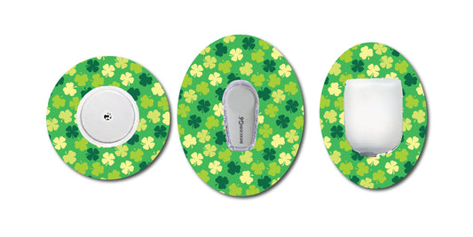 Shamrocks CGM patch for Freestyle LIbre, Dexcom, Omnipod Continuous Glucose Monitor patches and stickers