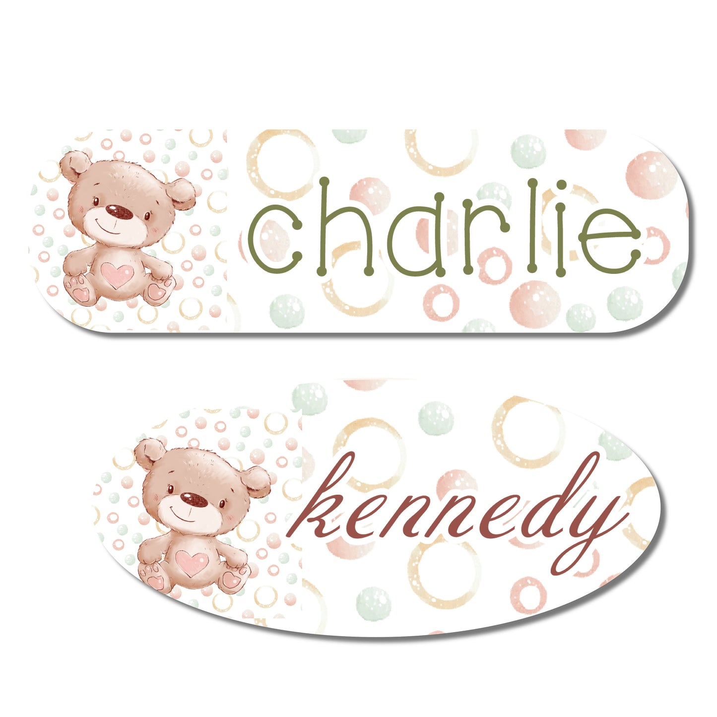 Teddy Bear Infinity or Kangaroo Joey Feeding Pump Sticker Decal | Personalized Feeding Pump Sticker