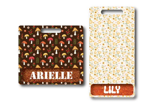 Custom Badge Buddy - Fall Collection: Vertical or Horizontal, Standard or Extended