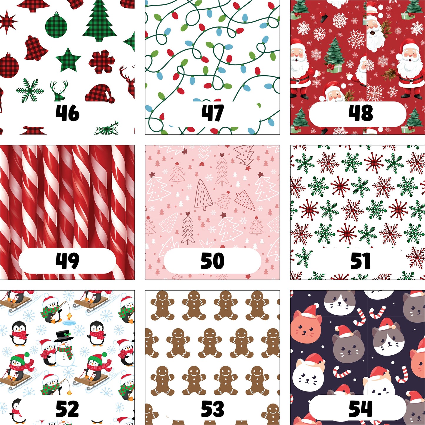 Custom Badge Buddy - Christmas Collection: Vertical or Horizontal, Standard or Extended