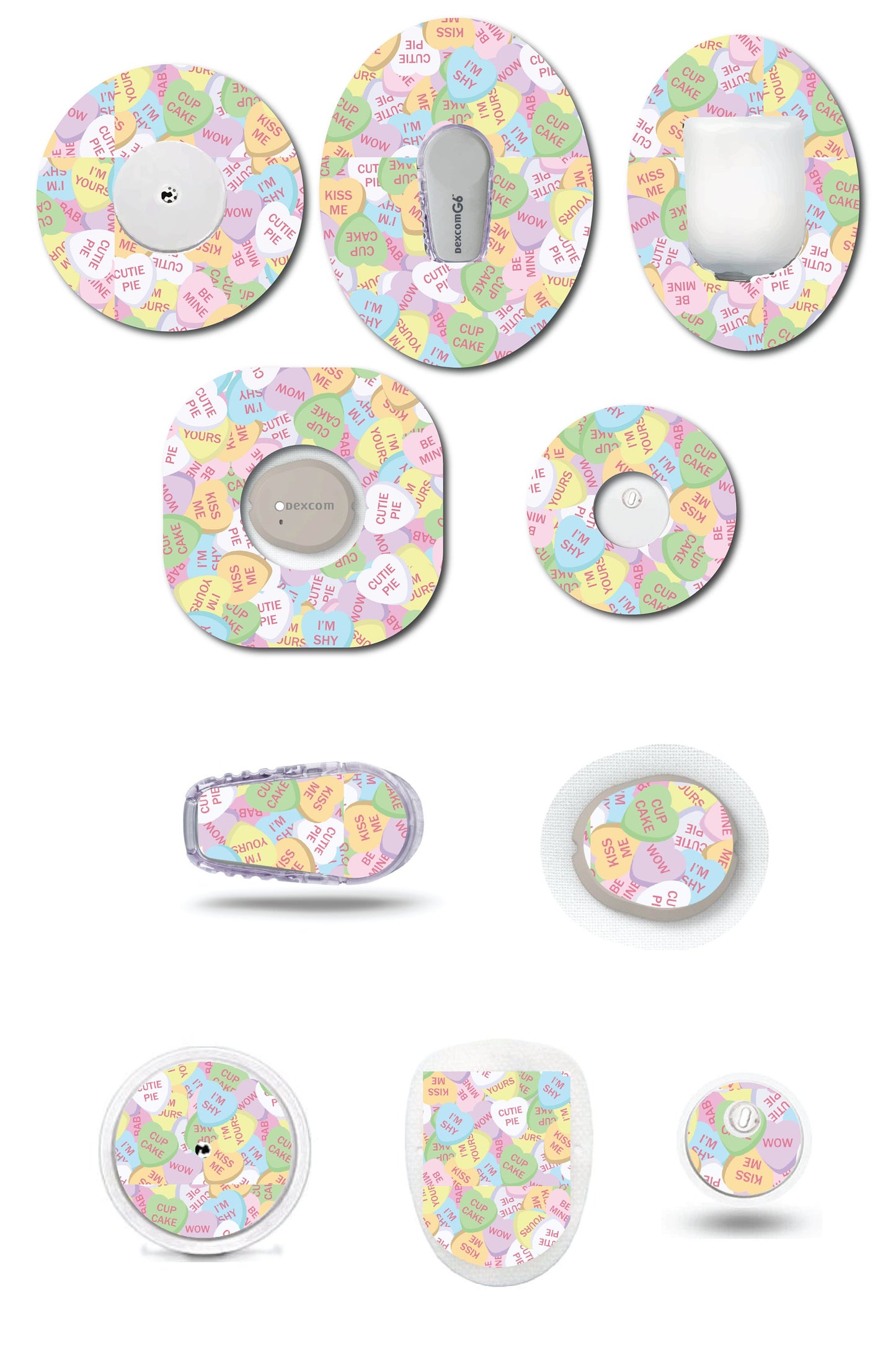 Candy Hearts CGM Set