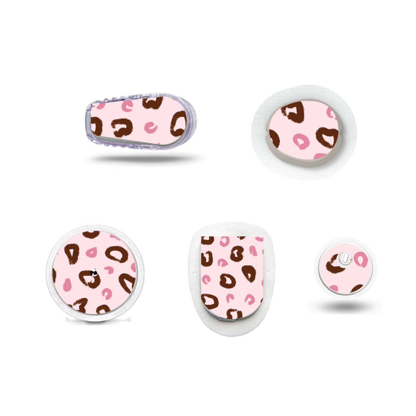 Pink Cheetah Leopard Print CGM Set