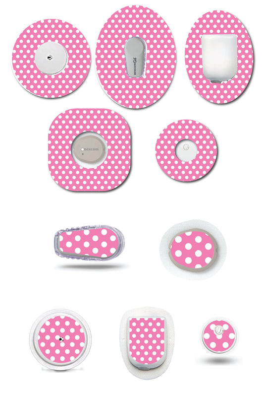 Pink Polka Dots CGM Set