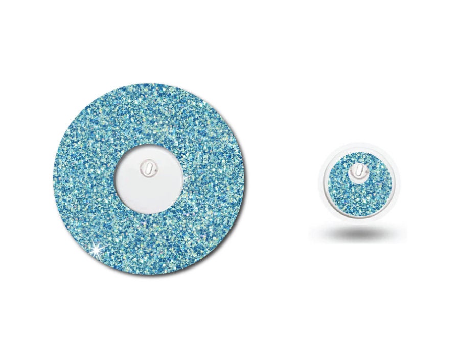 Blue Glitter CGM Set