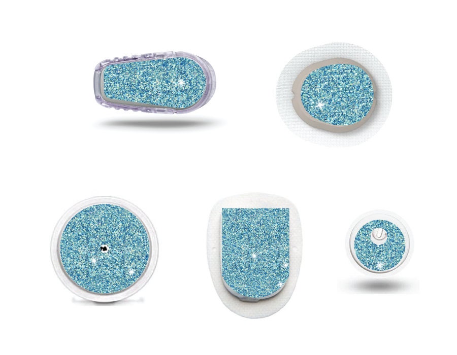 Blue Glitter CGM Set