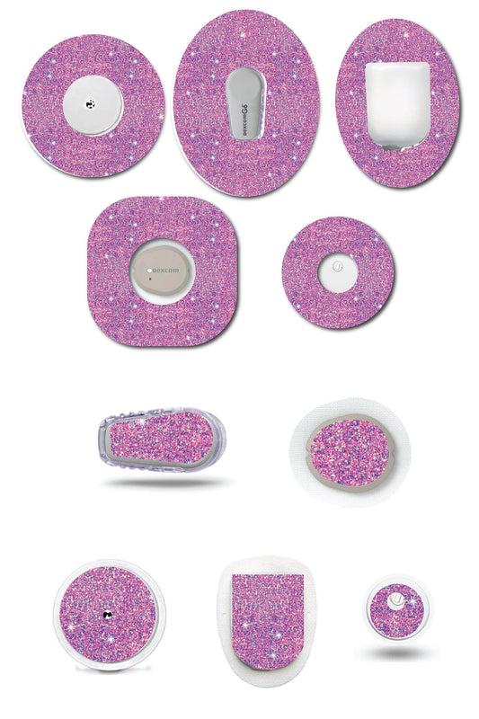 Glitter Look Pink CGM Set