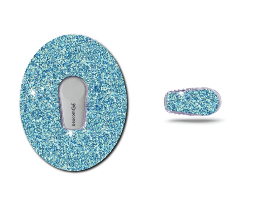 Blue Glitter CGM Set