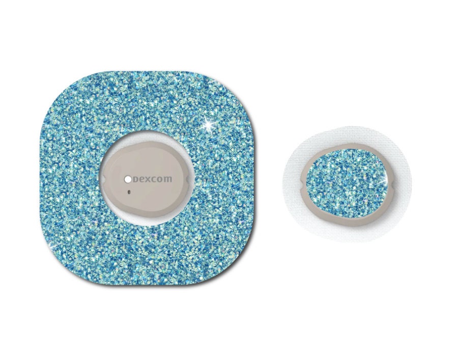 Blue Glitter CGM Set