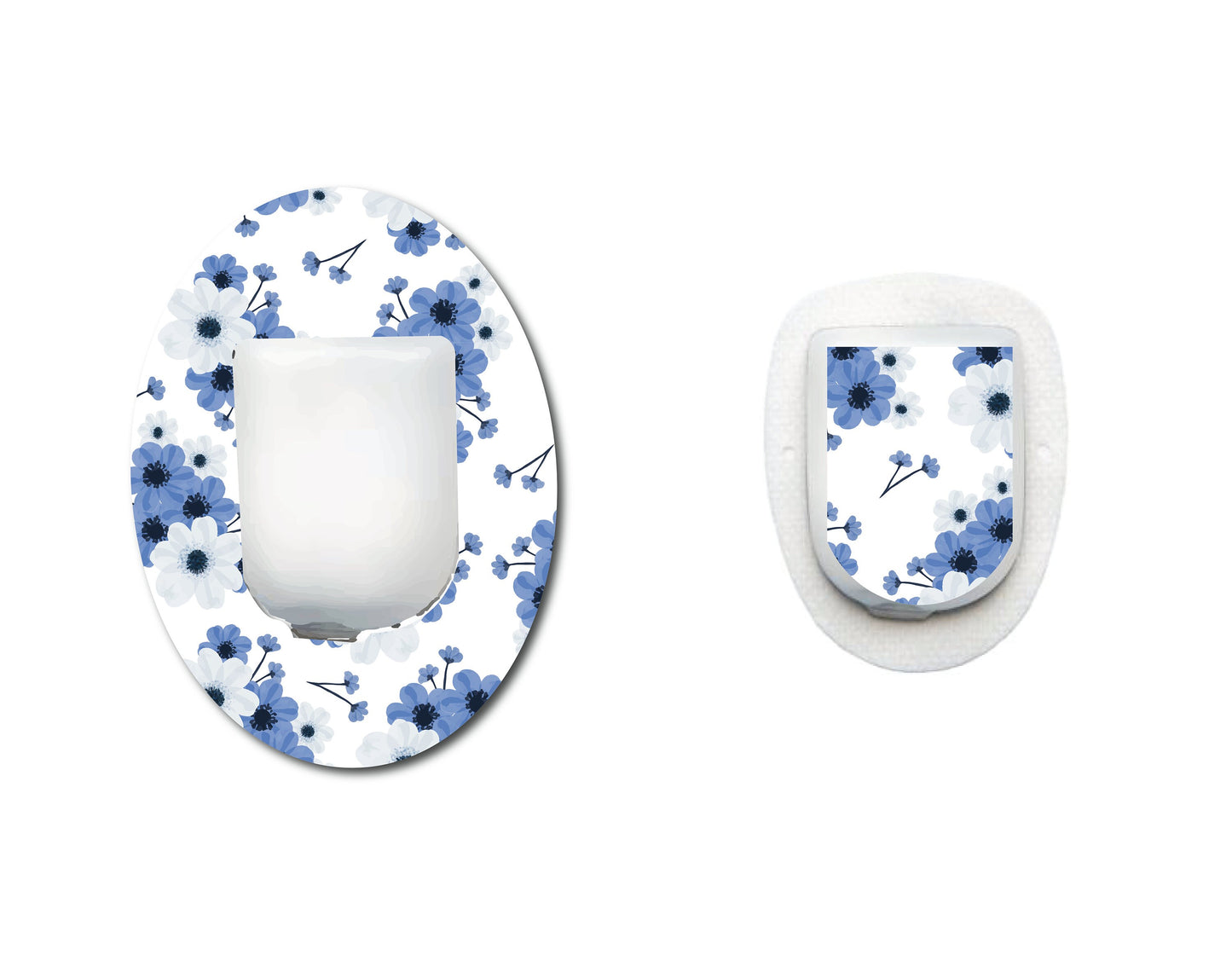 Blue Flowers CGM Set