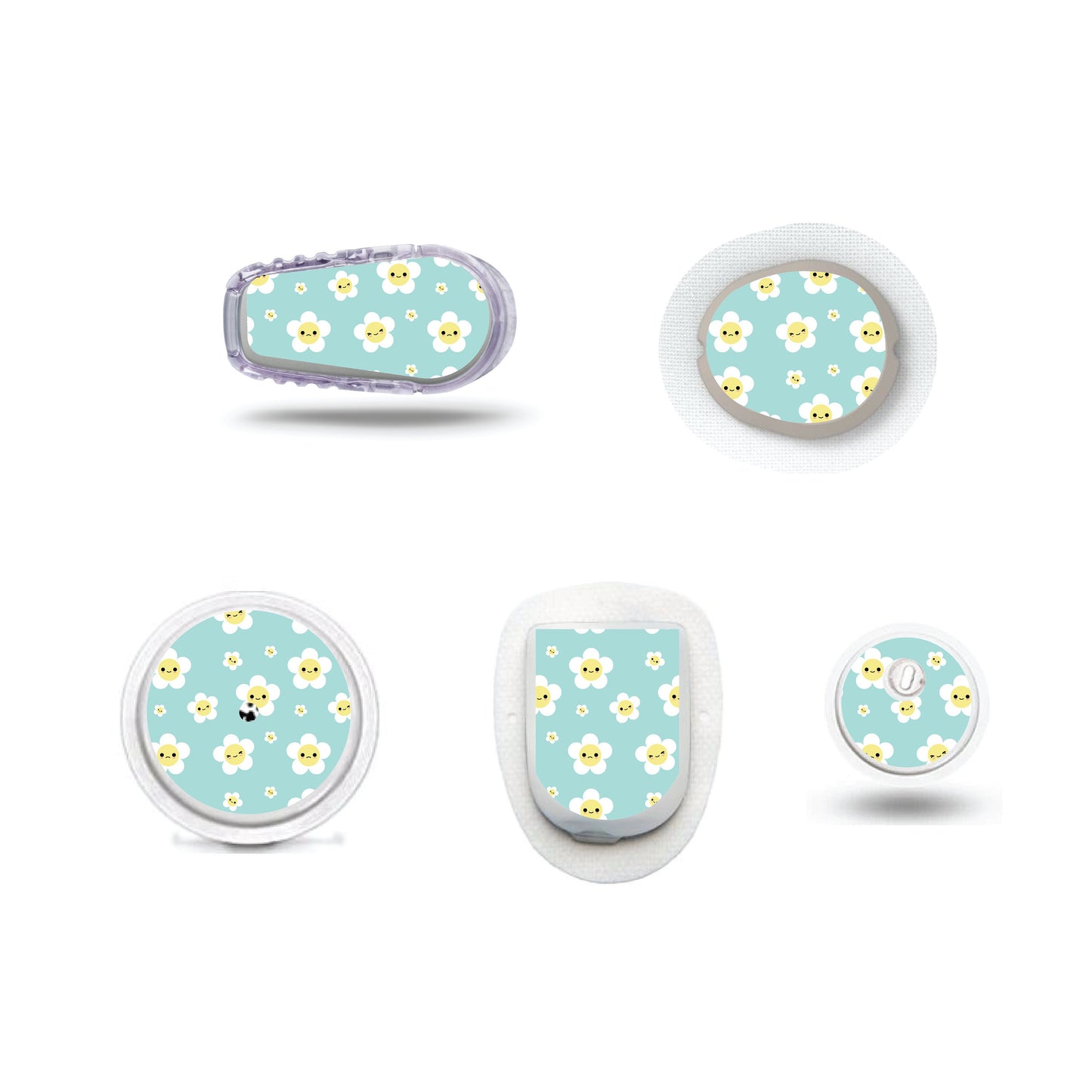 Daisy Stickers for Freestyle LIbre, Dexcom, Omnipod Continuous Glucose Monitor patches and stickers