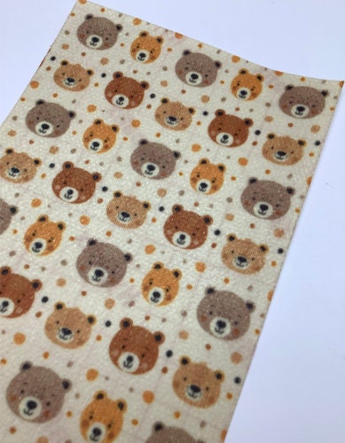 Bears on Cream Tubie Tape for Feeding Tubes, Oxygen, Medical devices NG tube, Peg, TPN, Nj tube, tube feeding  tape