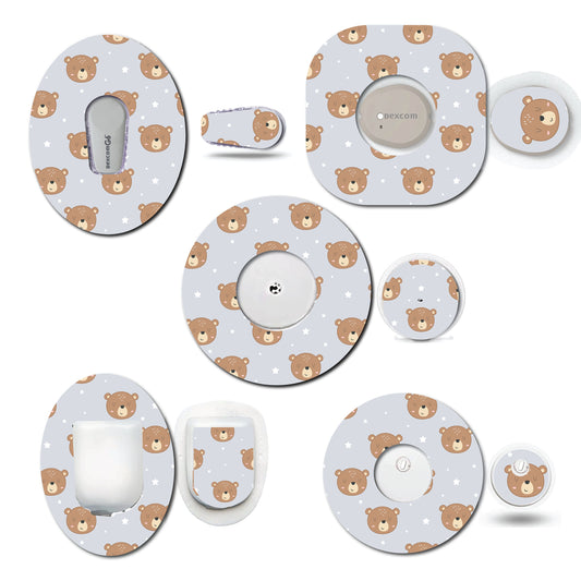 Cute Bears and Stars CGM Set