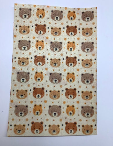 Bears on Cream Tubie Tape for Feeding Tubes, Oxygen, Medical devices NG tube, Peg, TPN, Nj tube, tube feeding  tape