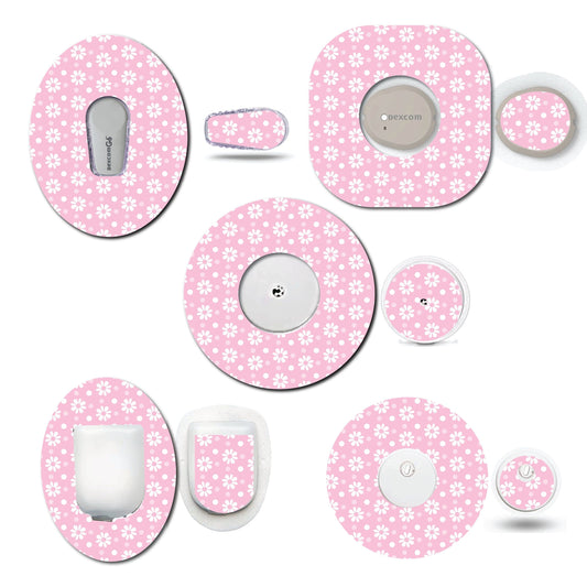 Retro Pink Daisy Cgm Set