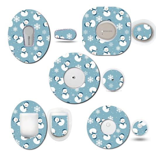 Blue Snowman Cgm Set