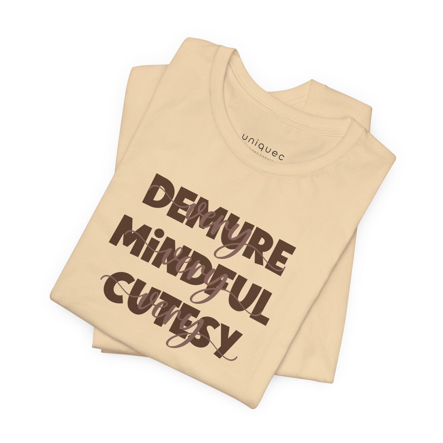 Very Demure Very Mindful Very Cutesy T-Shirt Womens Unisex Tee, XS to 3XL, Regular Size and Plus Size Shirts