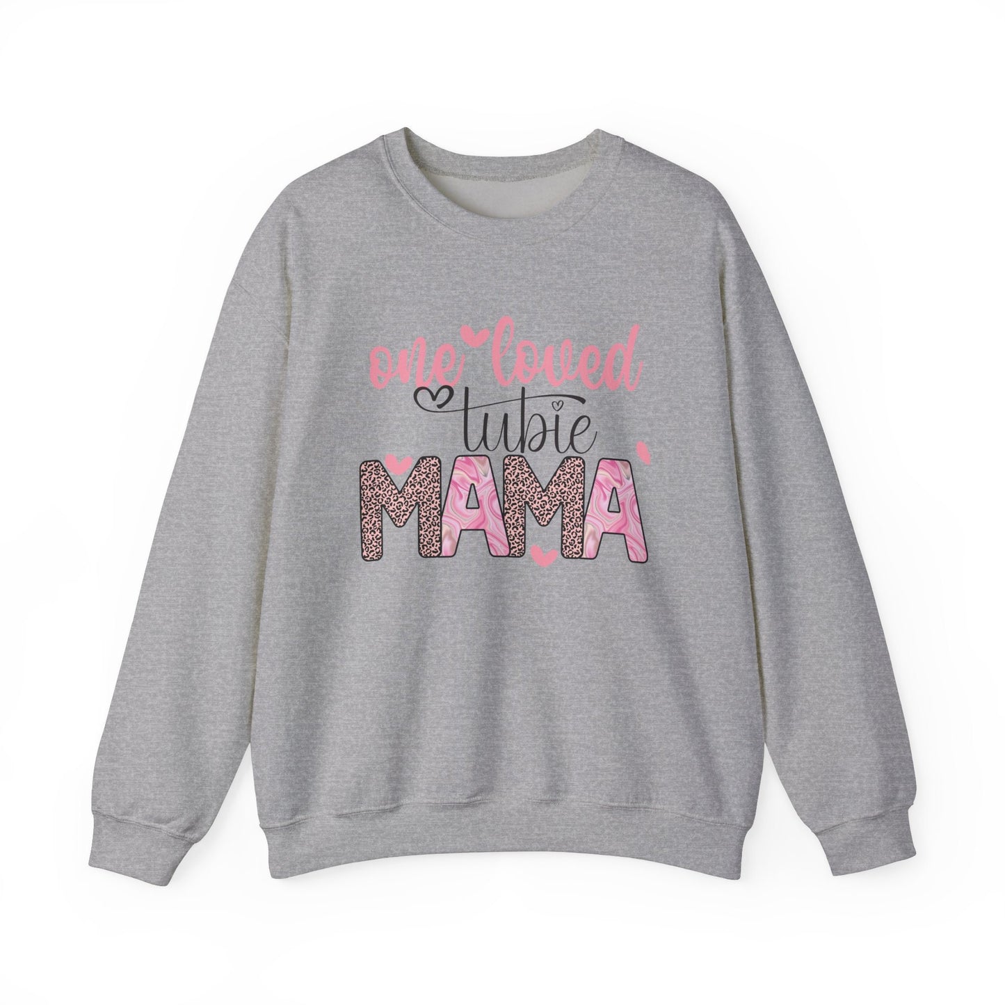 One Loved Tubie Mama G-tube Sweatshirt, NG Tube, Tubie Mama, Tubie Life