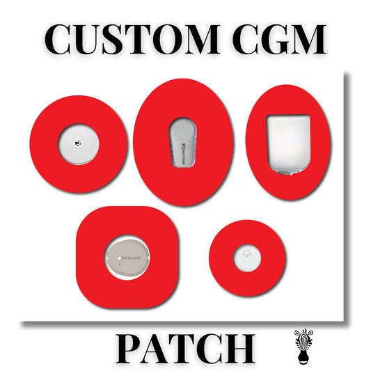 Custom CGM patch for Freestyle LIbre, Dexcom, Omnipod Continuous Glucose Monitor patches and stickers