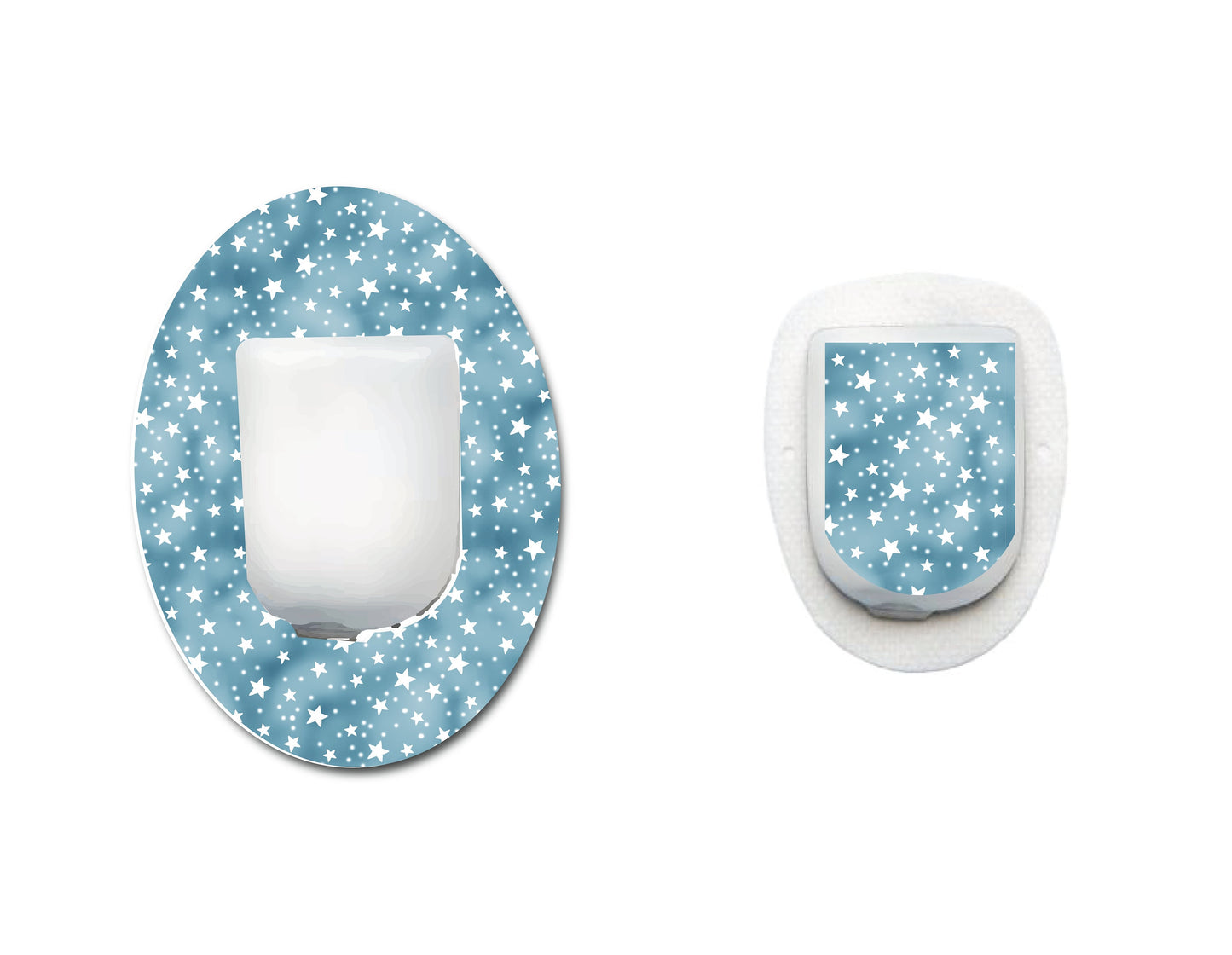 Blue Christmas Collection Starry Night Stars Cgm Set