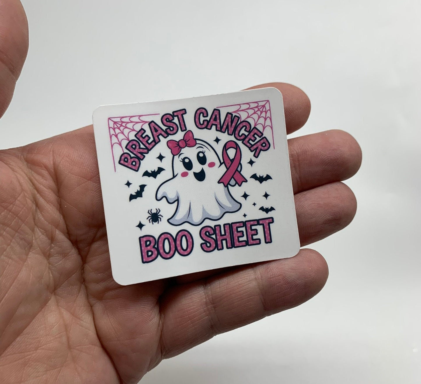 Breast Cancer is Boo Sheet Sticker, Awareness Sticker