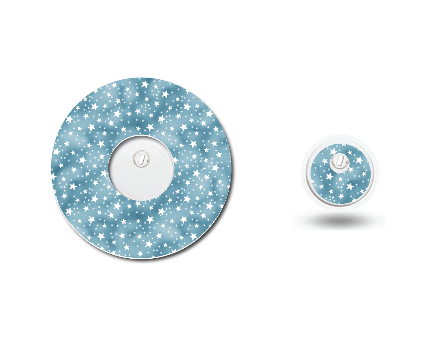 Blue Christmas Collection Starry Night Stars Cgm Set